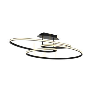 LUMACA Plafond 15321-18 Schwarz 1xLED small 7