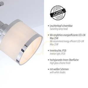 ACCOR Plafond 15372-17 Chrom 2xE14 4 ACCOR Plafond 15372-17 Chrom 2xE14 small 4