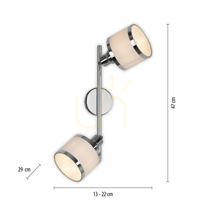 ACCOR Plafond 15372-17 Chrom 2xE14 8 ACCOR Plafond 15372-17 Chrom 2xE14 small 8
