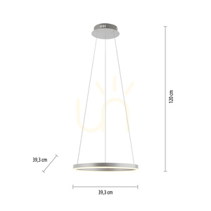 RITUS Pendelleuchte 15393-95 Silber 1xLED small 7