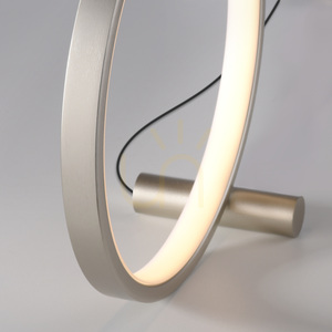 Zuma Line MINI RITUS 15395-21 Tischleuchte silber LED 13 W small 9