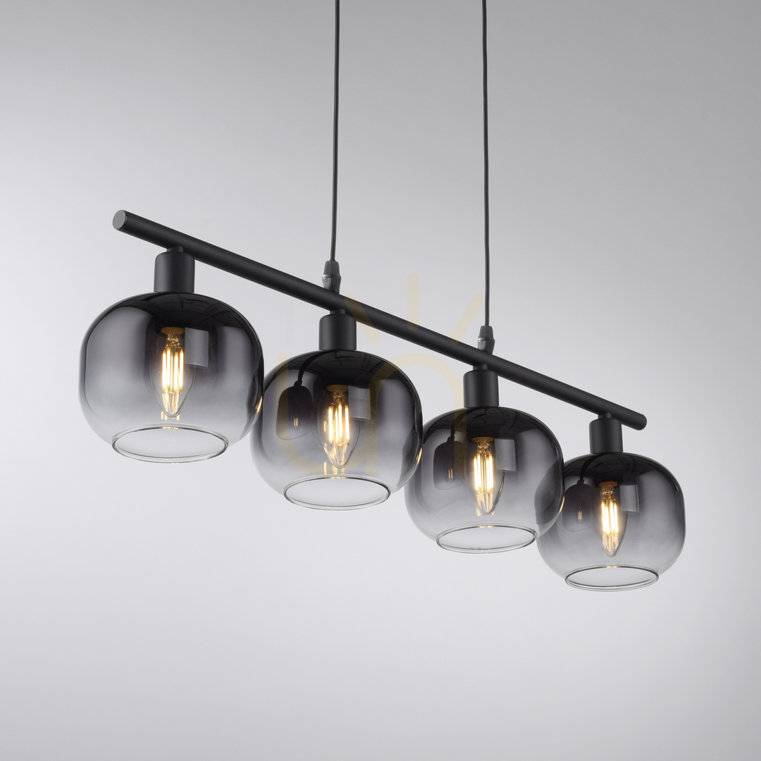 Zeige ZEA Pendelleuchte 15421-18 Schwarz 4xE14 ZEA Pendelleuchte 15421-18 Schwarz 4xE14