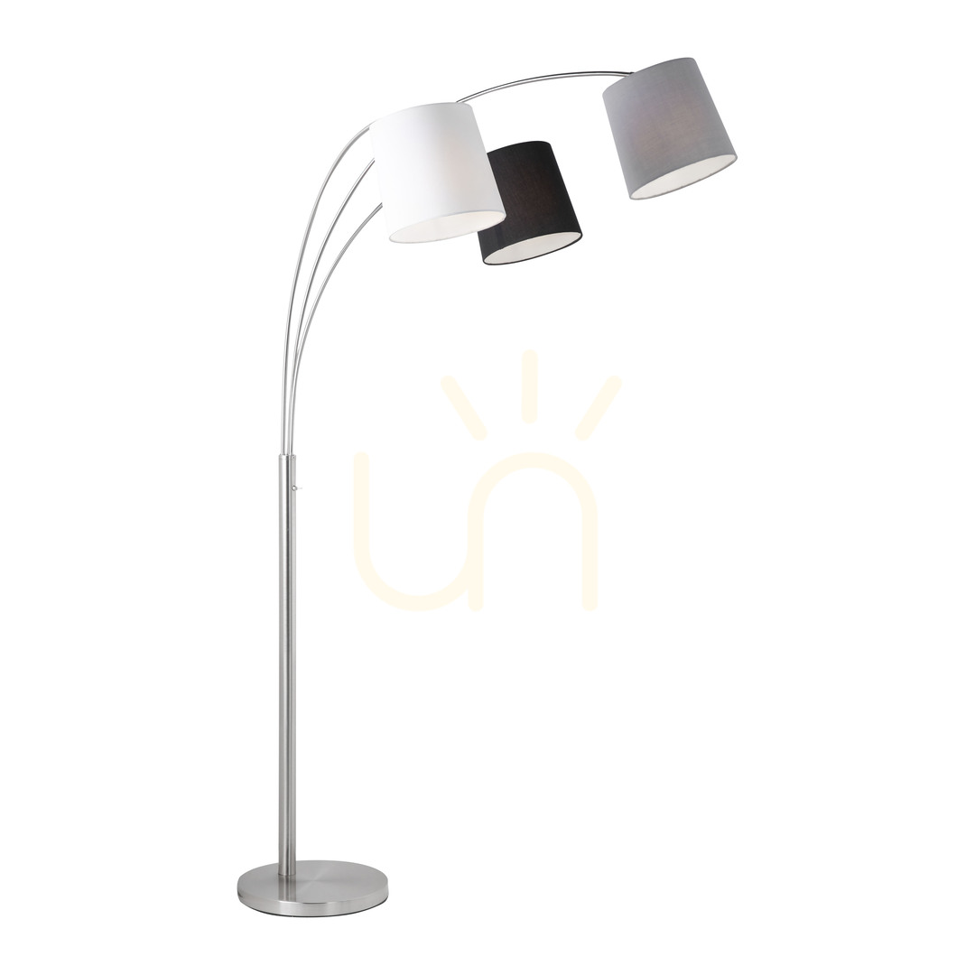 Zeige MELVIN Stehleuchte 15461-55 Silber 3xE27 MELVIN Stehleuchte 15461-55 Silber 3xE27