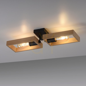 Plafond FRANKY 15657-18 Schwarz 2xE27 small 9