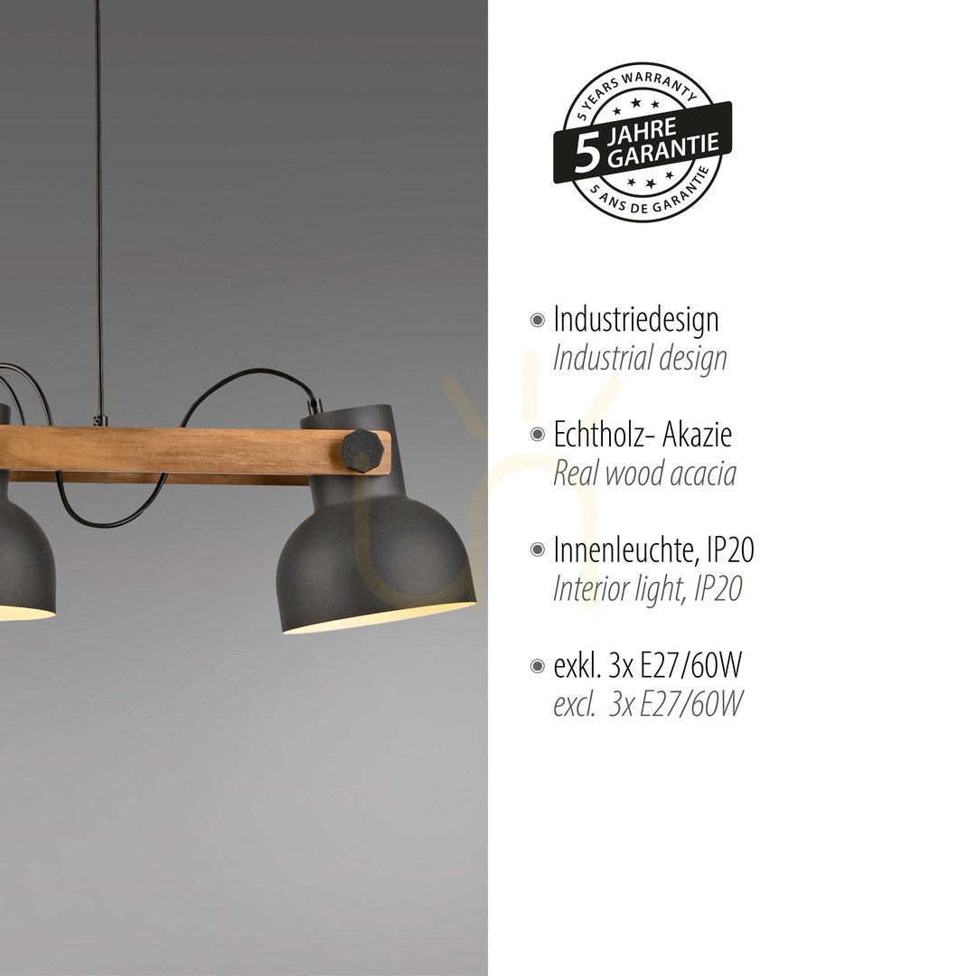 Zeige CUP 2.0 Pendelleuchte 15743-18 Schwarz 3xE27 CUP 2.0 Pendelleuchte 15743-18 Schwarz 3xE27