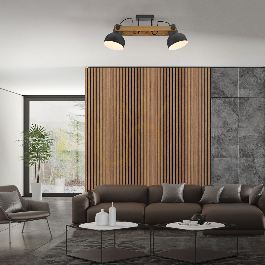 Vorschau Plafond CUP 2.0 15744-18 Schwarz 2xE27 Plafond CUP 2.0 15744-18 Schwarz 2xE27