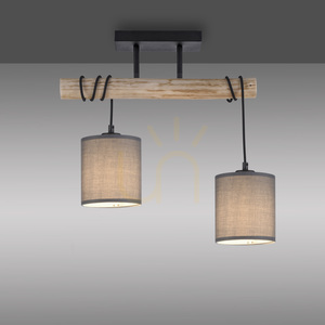 Plafond GRÜN TRIB 15782-29 Holz 2xE27 small 4