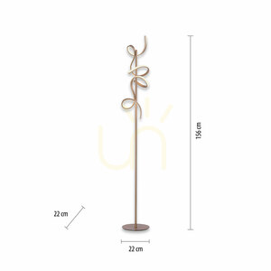 CURLS 19031-60 Messing 2xLED Stehleuchte 7 CURLS 19031-60 Messing 2xLED Stehleuchte small 7