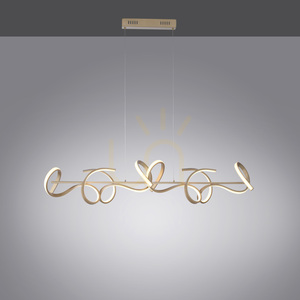 CURLS 19033-60 Messing 4xLED Pendelleuchte small 4