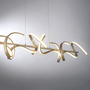 CURLS 19033-60 Messing 4xLED Pendelleuchte small 8