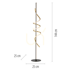 EMANDA 19110-68 Messing 1xLED Stehleuchte small 8