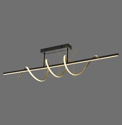 Prüfen EMANDA Plafond 19112-68 Messing 1xLED