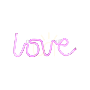 NEON-LOVE Wandleuchte 85021-87 Rosa 1xLED small 12