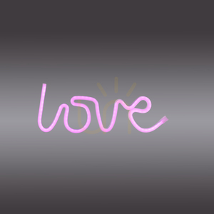 NEON-LOVE Wandleuchte 85021-87 Rosa 1xLED small 9