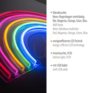 NEON-RAINBOW Wandleuchte 85024-70 Multicolor 1xLED 3 NEON-RAINBOW Wandleuchte 85024-70 Multicolor 1xLED small 3