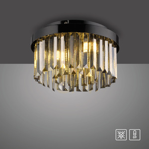 Plafond KULUNKA 15048-18 Schwarz 4xG9 small 12
