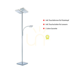 RUBEN Stehleuchte 11725-55 Silber 2xLED small 3