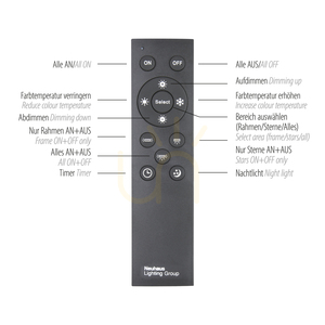 LED-Deckenleuchte YUKI 6025-55 Silber 66,8 cm 48 W CCT 2700–5000 K mit Fernbedienung small 5