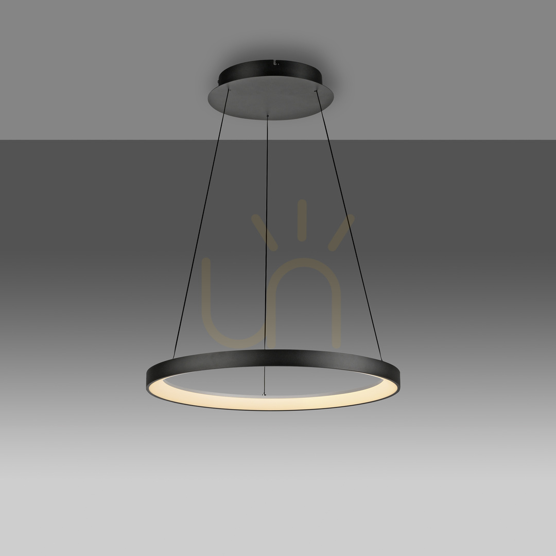 Prüfen HOOP Pendelleuchte 2851-18 Schwarz 1xLED HOOP Pendelleuchte 2851-18 Schwarz 1xLED