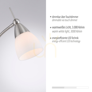 PINO Stehleuchte 400-55 Silber 1xG9 small 3