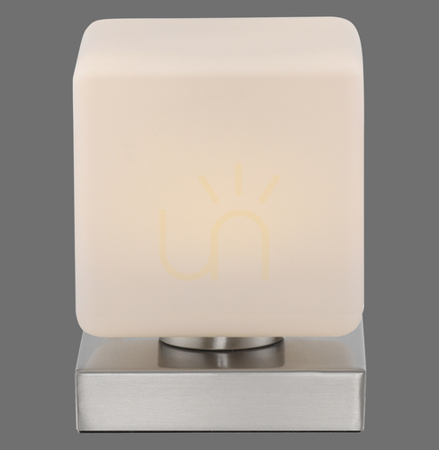 Prüfen DADOA Tischleuchte 4036-55 Silber 1xLED
