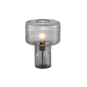 Zuma Line FUNGUS 4092-25 Tischleuchte aus Rauchglas 1×E27 small 6