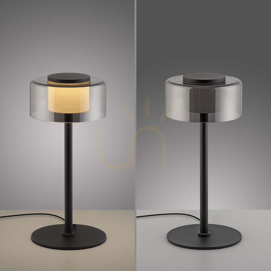 Zeige RIKA Tischleuchte 4110-18 Schwarz 1xLED RIKA Tischleuchte 4110-18 Schwarz 1xLED