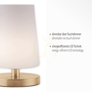 SONJA Tischleuchte 4146-60 Braun 1xG9 small 3