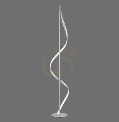 Prüfen Q-SWING Stehleuchte 438-55 Silber 1xLED