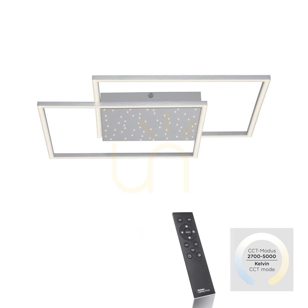 Aussicht Plafond YUKI 6024-55 Silber 3xLED Plafond YUKI 6024-55 Silber 3xLED