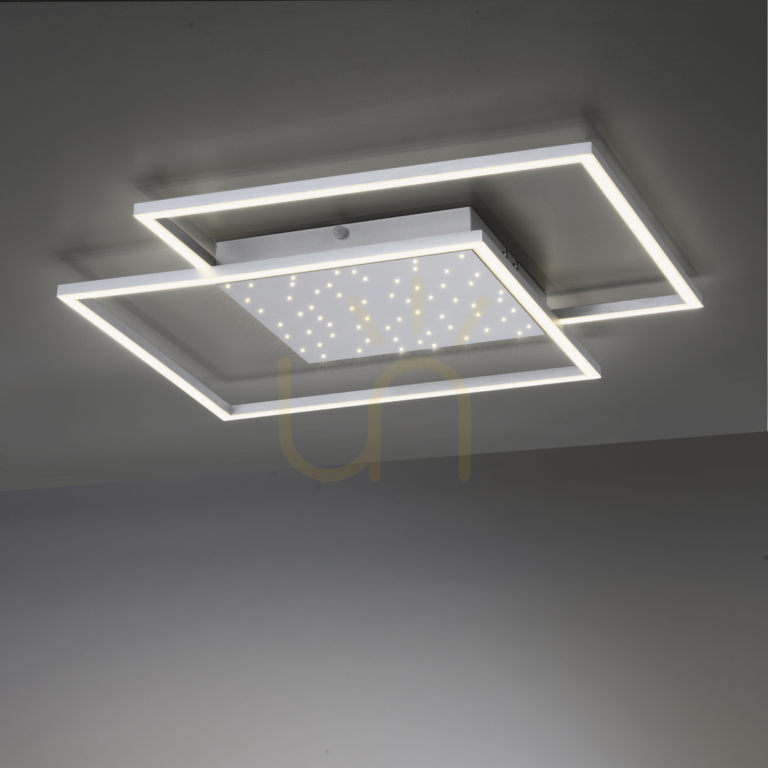 Prüfen Plafond YUKI 6024-55 Silber 3xLED Plafond YUKI 6024-55 Silber 3xLED