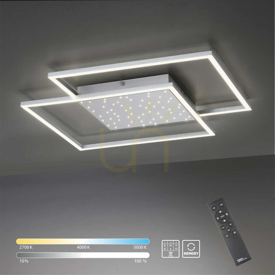 Aussicht Plafond YUKI 6024-55 Silber 3xLED Plafond YUKI 6024-55 Silber 3xLED