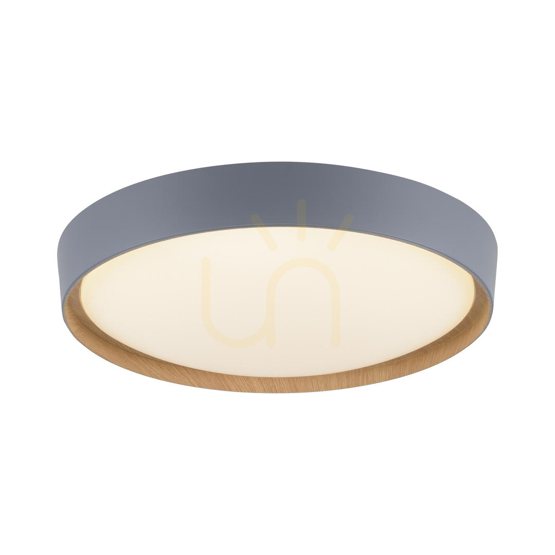 Anzeige Plafond Q-EMILIA 6118-15 Grau 1xLED Plafond Q-EMILIA 6118-15 Grau 1xLED