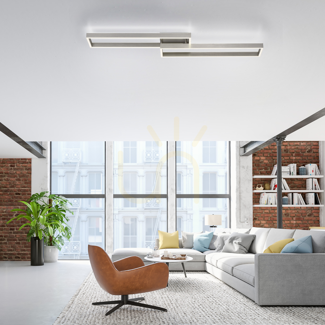 Vorschau Plafond PAAN 6231-55 Silber 2xLED Plafond PAAN 6231-55 Silber 2xLED