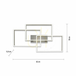 Plafond PAAN 6232-55 Silber 2xLED small 7