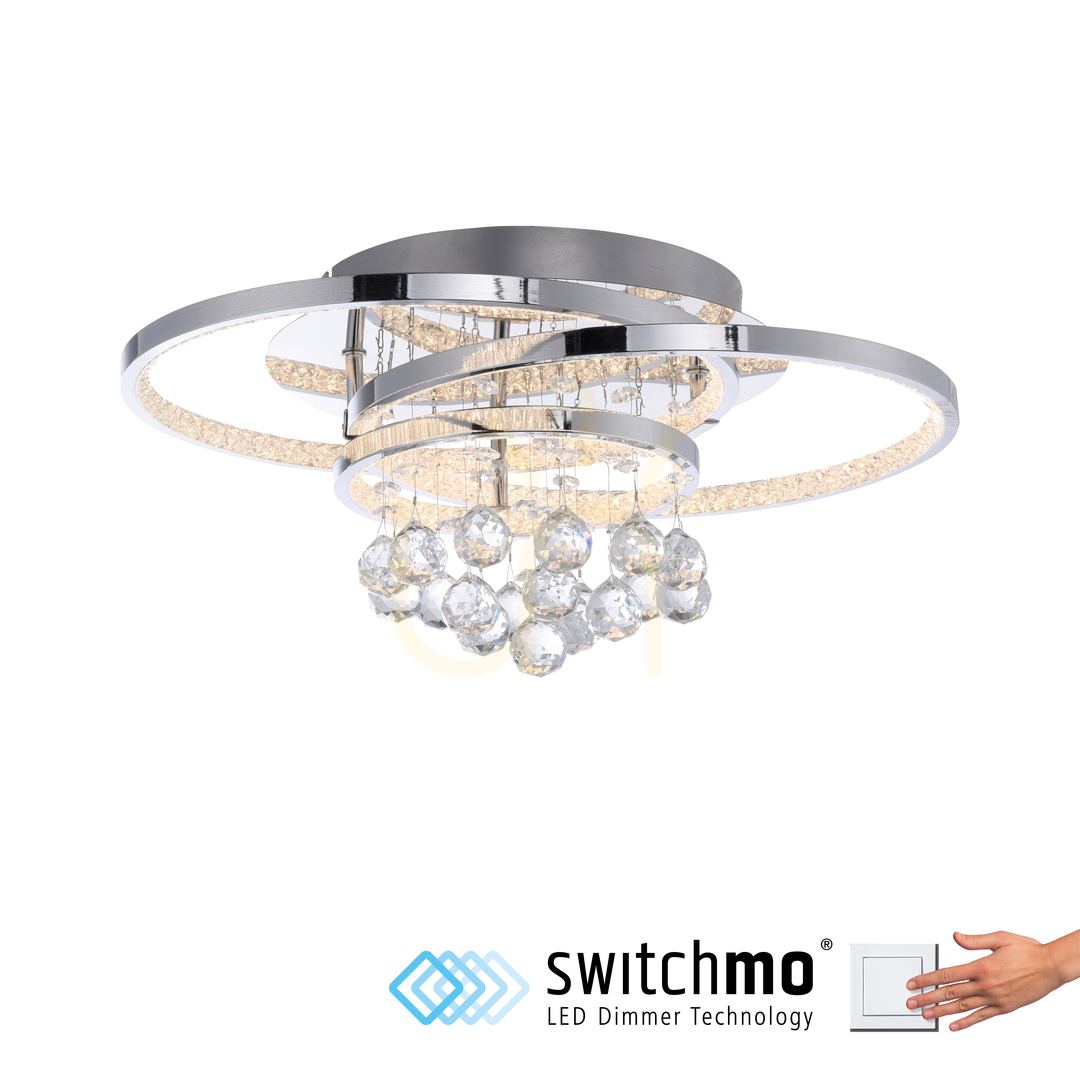 Aussicht Plafond ROTAZO 6267-17 Chrom 1xLED Plafond ROTAZO 6267-17 Chrom 1xLED