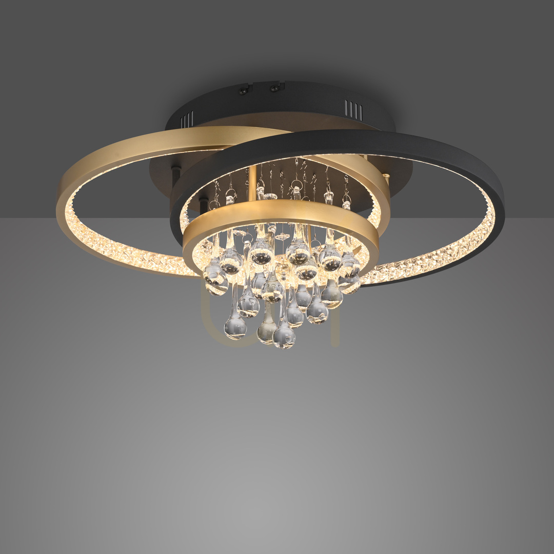 Prüfen Plafond ROTAZO 6267-68 Schwarz 1xLED Plafond ROTAZO 6267-68 Schwarz 1xLED