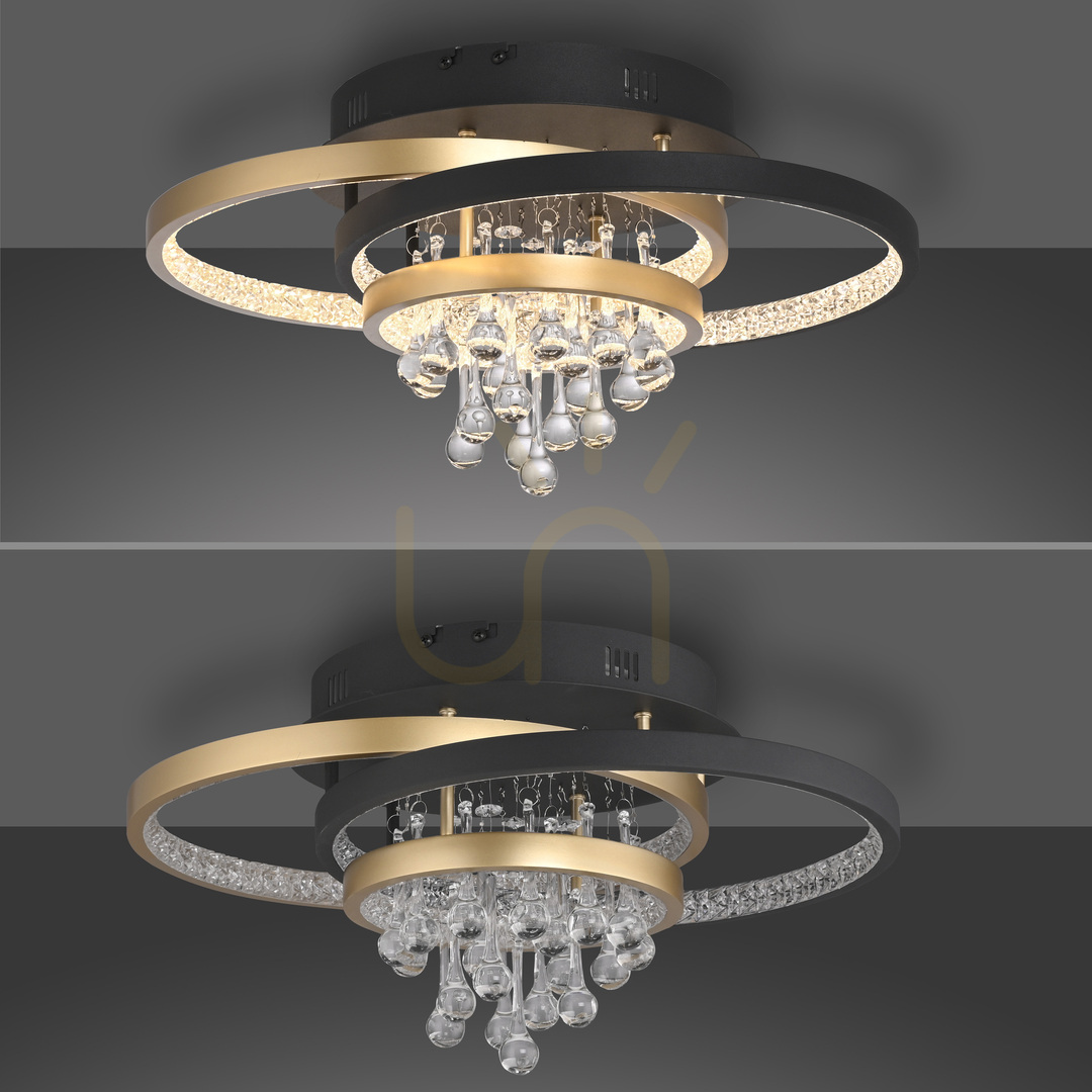 Anzeige Plafond ROTAZO 6267-68 Schwarz 1xLED Plafond ROTAZO 6267-68 Schwarz 1xLED