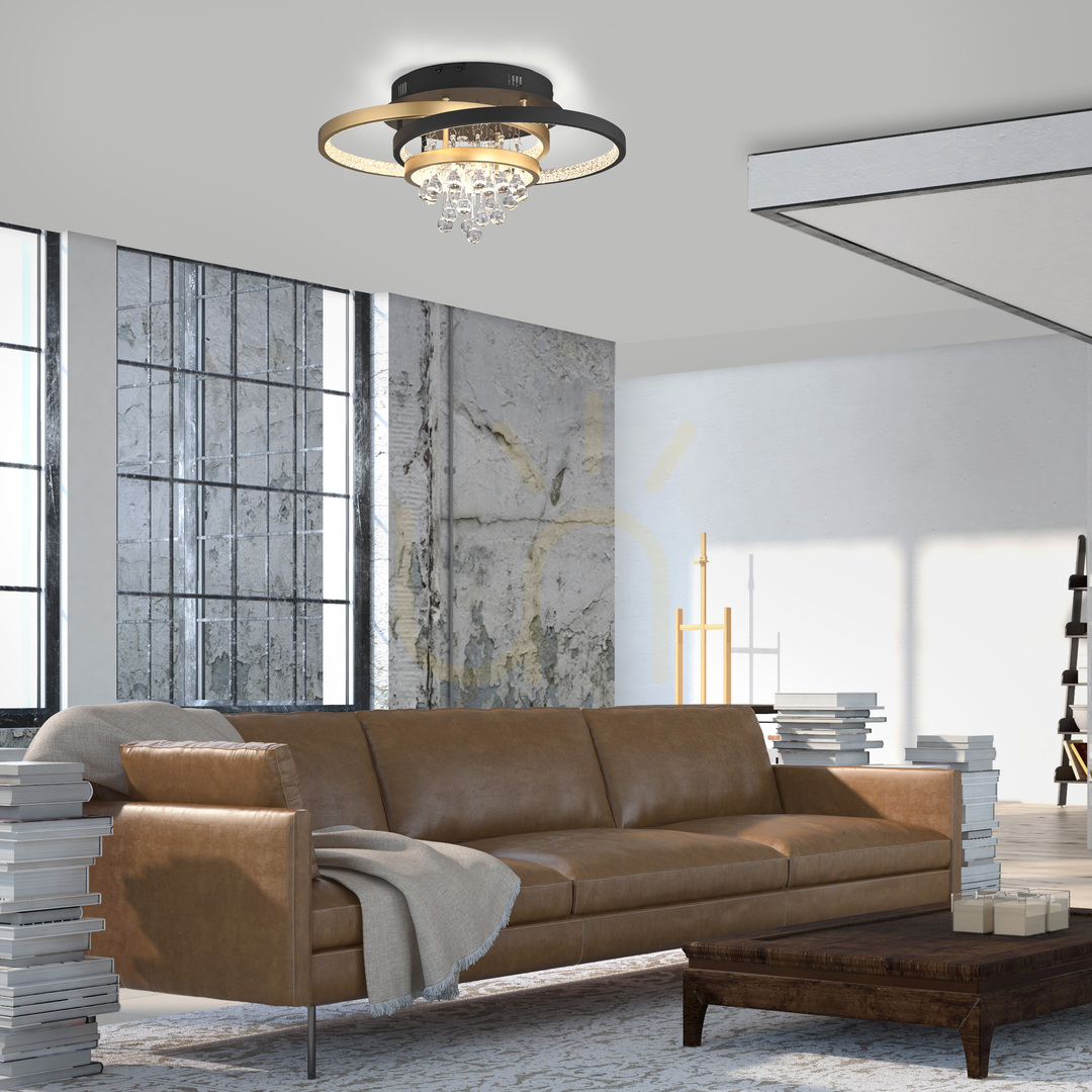 Vorschau Plafond ROTAZO 6267-68 Schwarz 1xLED Plafond ROTAZO 6267-68 Schwarz 1xLED