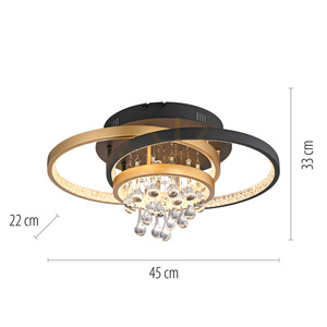 Plafond ROTAZO 6267-68 Schwarz 1xLED 8 Plafond ROTAZO 6267-68 Schwarz 1xLED small 8