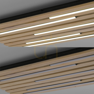 Wandleuchte Q-AKUSTIK 6422-79 Holz 1xLED small 14