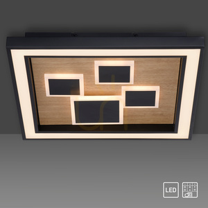 Plafond ELIZA 6283-79 Schwarz 1xLED small 10