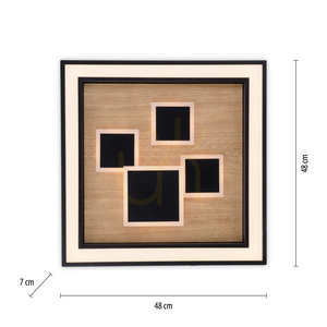 Plafond ELIZA 6283-79 Schwarz 1xLED small 8