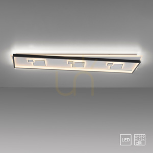 Plafond MAILAK 6391-16 Schwarz 8xLED small 12