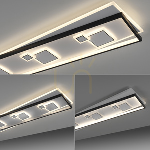 Plafond MAILAK 6391-16 Schwarz 8xLED small 13