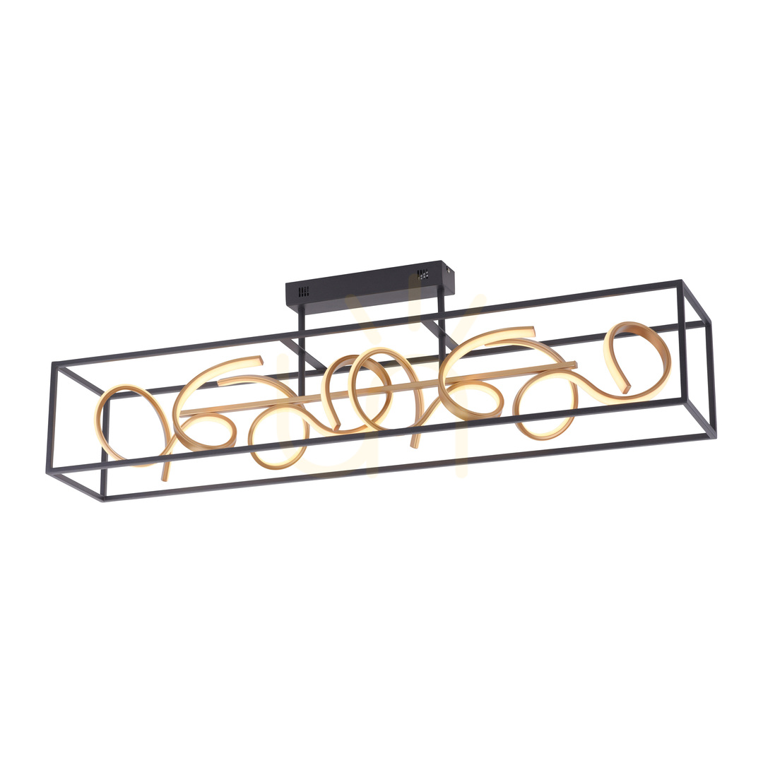 Prüfen Plafond SELINA 6473-18 Schwarz 4xLED Plafond SELINA 6473-18 Schwarz 4xLED