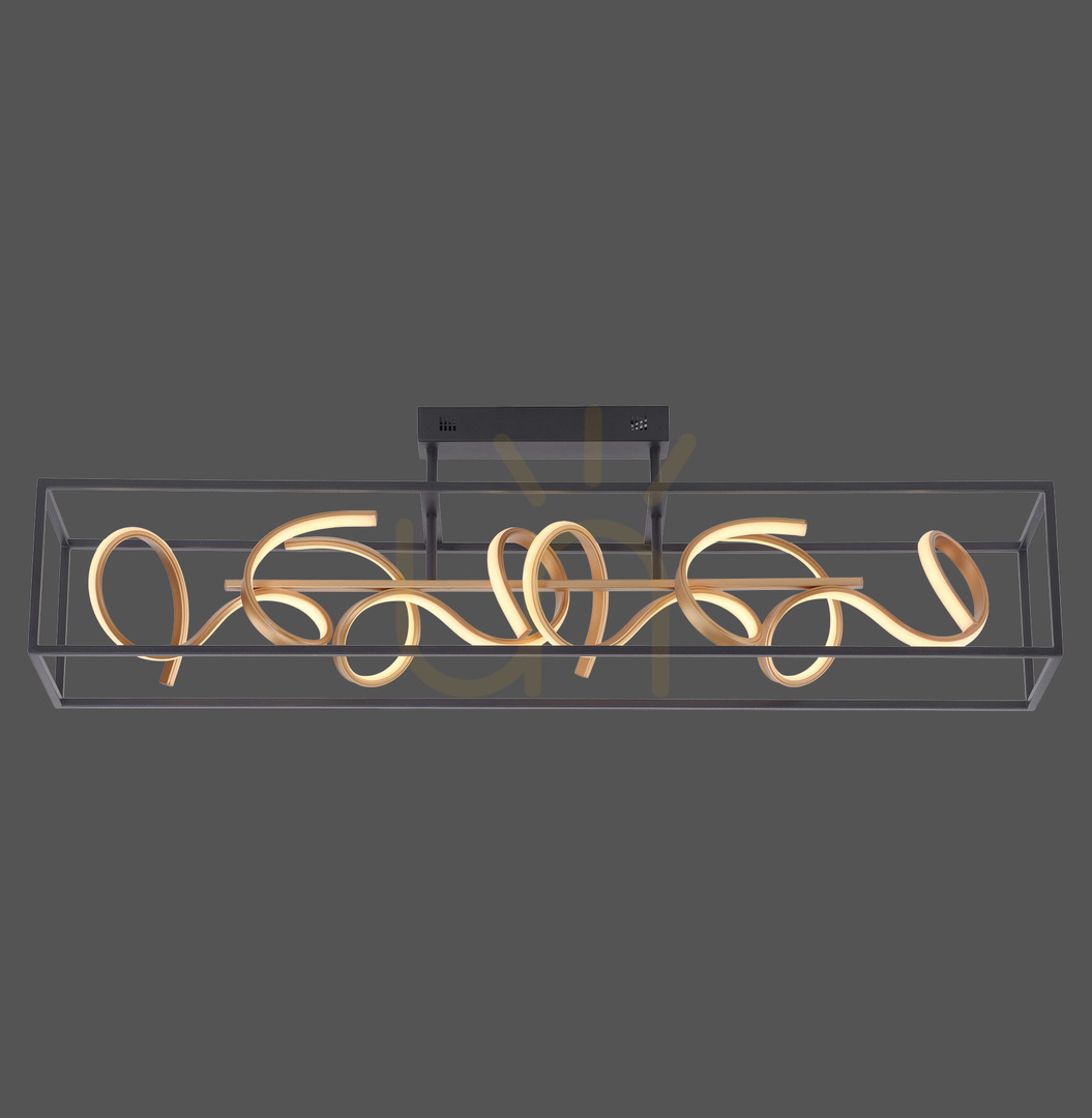 Prüfen Plafond SELINA 6473-18 Schwarz 4xLED Plafond SELINA 6473-18 Schwarz 4xLED