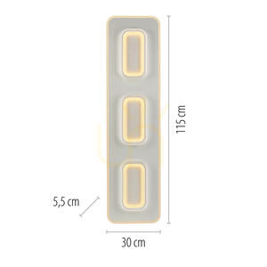 Plafond Q-KALINA 6505-16 Weiß 1xLED small 8