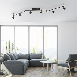 Paul Neuhaus Barik 6526-18 Deckenleuchte, 6×GU10 + LED small 2