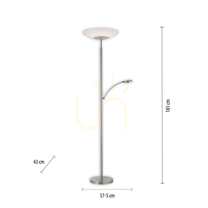 ALFRED 655-55 Silber 2xLED Stehleuchte 7 ALFRED 655-55 Silber 2xLED Stehleuchte small 7
